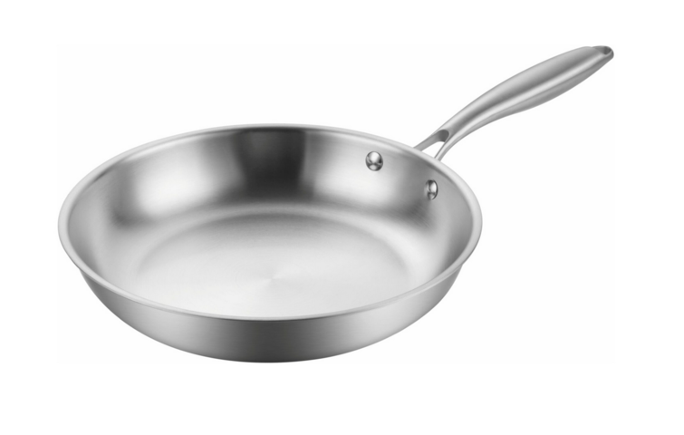 Frying pan INOX 30cm - Stainless steel - PS Auction - We value the ...