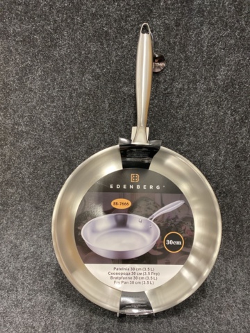 1441230-3 Frying pan INOX 30cm - Stainless steel