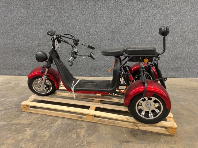 1443078-2 Elscooter Trehjuling - Röd 2000W