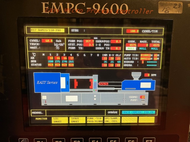 1403519-6 Plastformsspruta Nan Rong TNR 250 med EMPC 9600