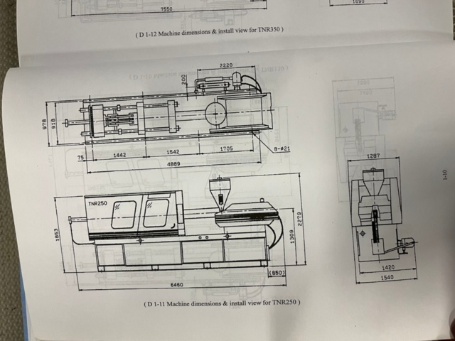1403519-8 Plastformsspruta Nan Rong TNR 250 med EMPC 9600
