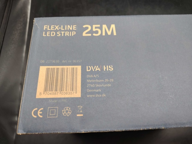 1443678-4 Arbetsbelysning LED-slinga, 2 st – Blue Electric, Flex-Line 25M, 1500 lm/m, 4000K, IP65