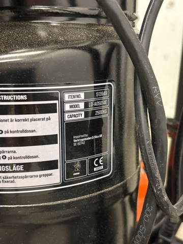 1409330-10 Portabel saxlyft 2500 kg - Pela Tools - 2023