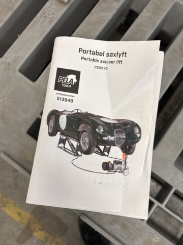 1409330-14 Portabel saxlyft 2500 kg - Pela Tools - 2023