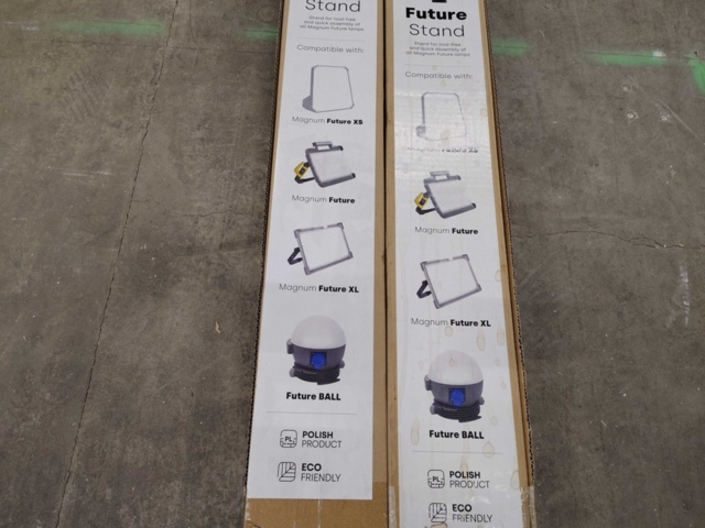 1443274-4 Stativ, 2 st – justerbart, click-on fäste, maxhöjd 2 m