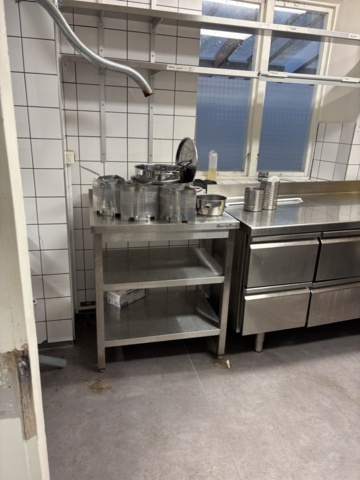 1373042-2 Stainless steel restaurant counter and workstation, Coreco refrigerated counter