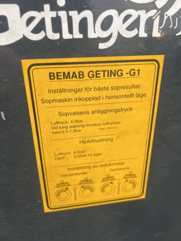 1420066-7 Sopmaskin - Bemab Geting G1