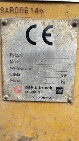 1405376-38 Hjullastare - Caterpillar IT28G