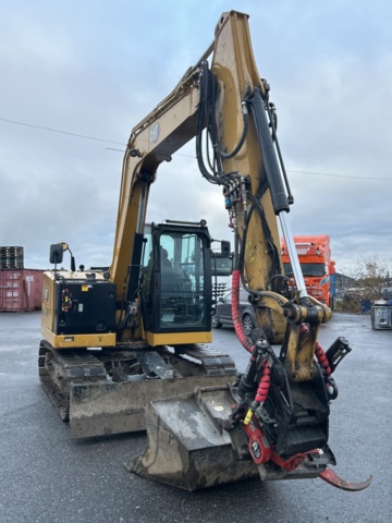 1423471-7 Bandgrävare med tiltrotator och planeringsskopa - CAT 307,5 -2021