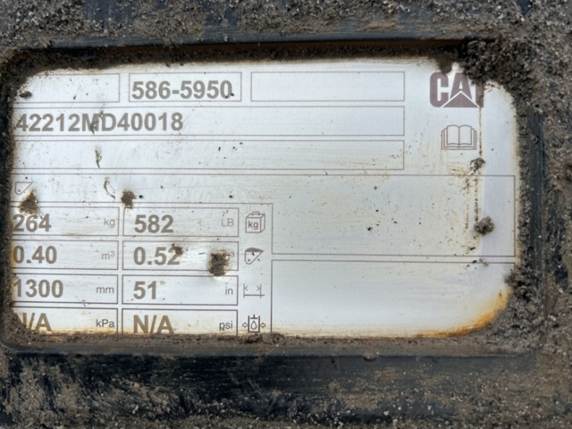 1423471-91 Bandgrävare med tiltrotator och planeringsskopa - CAT 307,5 -2021
