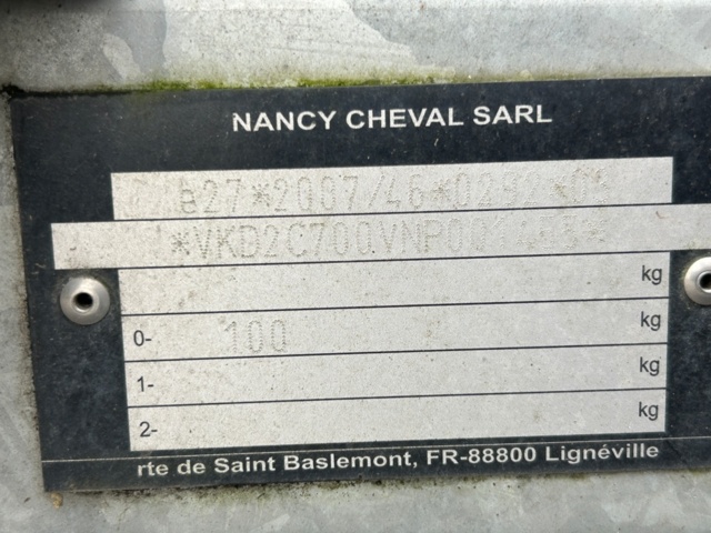 1436270-12 Släpvagn - CHEVAL LIBERTÉ 2022