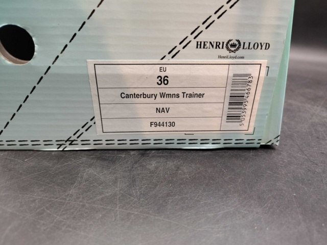 1444379-5 Shoes - Henri Lloyd Canterbury Trainer, Ladies, size 36