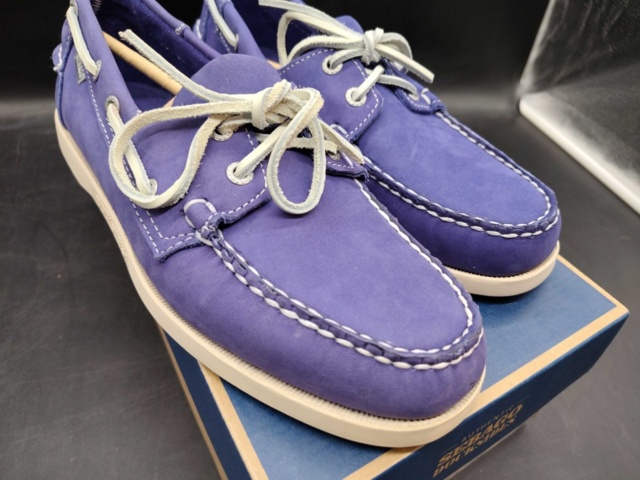 1444381-4 Sailing shoes - Sebago, nubuck leather, men's, size 41