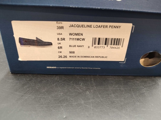 1444385-5 Seglarskor – Sebago – mockasinsöm, stl 39, dam