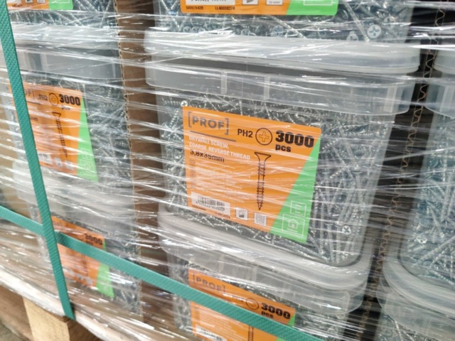 1444544-5 45 st Förpackningar Hårdgipsskruv Prof 3,8x35 mm