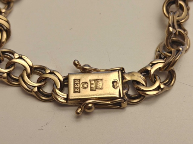 1130810-12 Bismarck bracelet 4 pcs - 18K