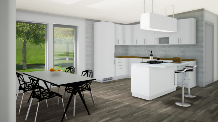1445648-3 Frame for single-storey holiday home of about 90 m²