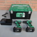 1445726-1 Tool kit Hikoki DS18DD screwdriver + WH18DD 18V 2 x 3.0 Ah battery and charger