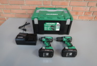 1445726 Verktygspaket Hikoki DS18DD skruvdragare + WH18DD 18V 2 x 3,0 Ah batteri och laddare