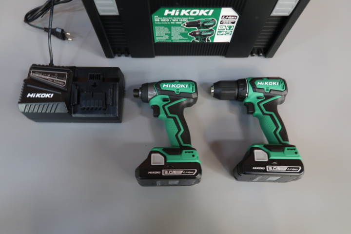 1445726-2 Tool kit Hikoki DS18DD screwdriver + WH18DD 18V 2 x 3.0 Ah battery and charger