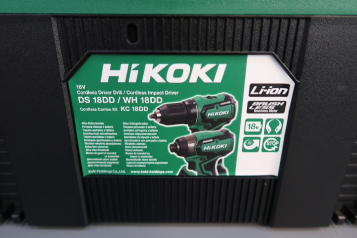 1445726-5 Tool kit Hikoki DS18DD screwdriver + WH18DD 18V 2 x 3.0 Ah battery and charger