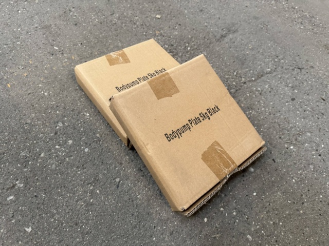 1446040-2 2 pcs. Bodypump BLACK weight plates 10 kg (30 mm) - Nordic Strength