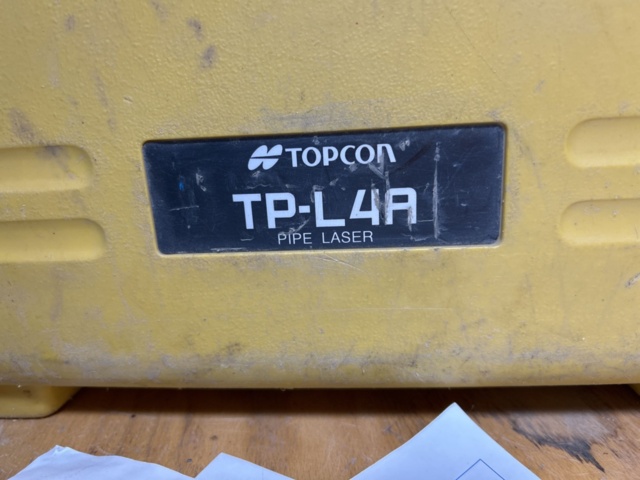 1435449-8 Rörlaser Topcon TP-L4A Med Tillbehör