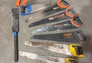 1349543 Samling sågar - Bahco, Stanley, mm.