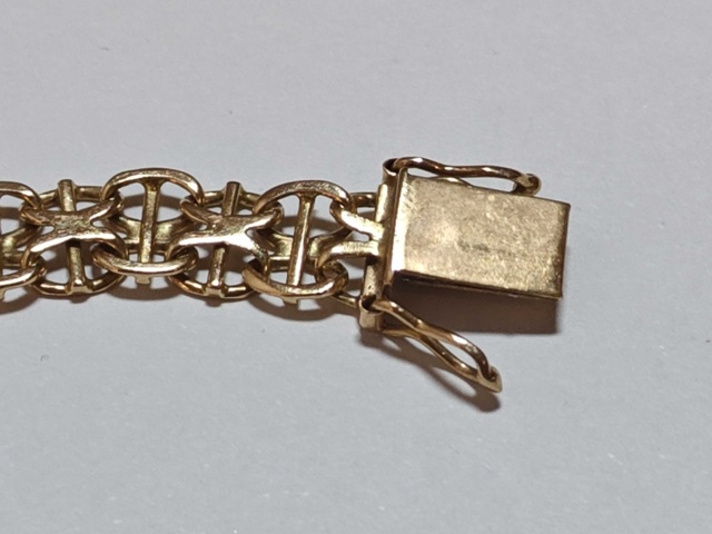 1400619-2 Armband X-länk med stav - 18K