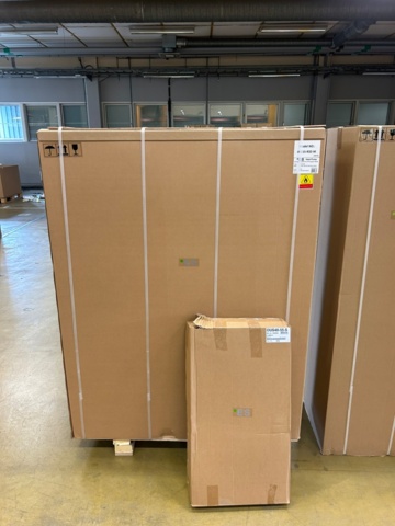 1446748-7 15 kW luft/vatten värmepump från Energy Save. Varmvattentank, bufferttank och markstativ K63