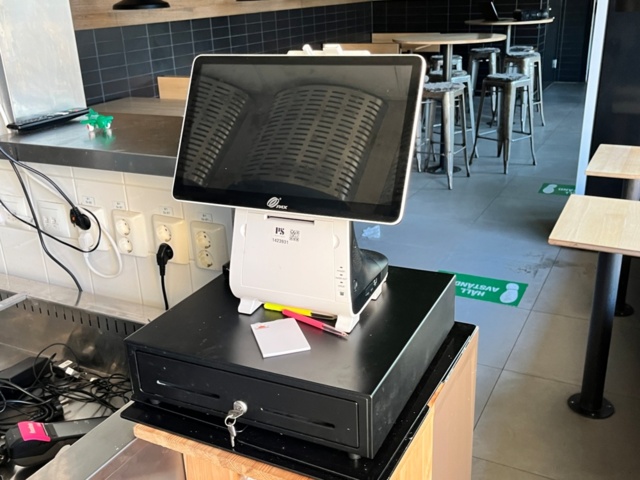 1423931-1 Kassasystem PAX med kassalåda, kvittoskrivare, bongskrivare