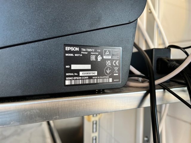 1423931-6 Kassasystem PAX med kassalåda, kvittoskrivare, bongskrivare