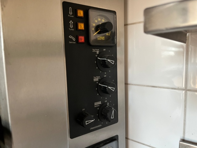 1423934-3 Pizzaugn Pizzamaster dubbel på rullstativ