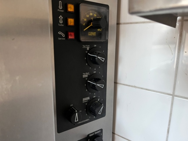 1423934-4 Pizzaugn Pizzamaster dubbel på rullstativ