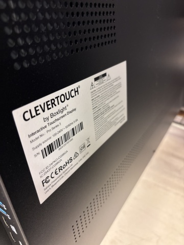 1443694-16 98" Interaktiv pekskärm med konferensutrustning och tillbehör - Clevertouch Pro Series 3