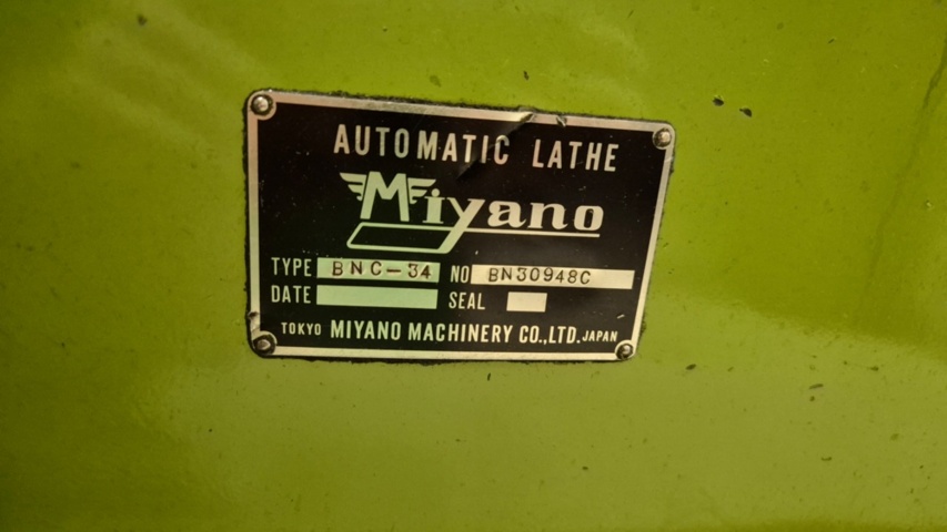 1446609-27 Miyano BNC 34 CNC svarv med tillbehör