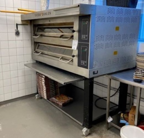 1409360-2 Pizzaugn med 2 däck, och underrede på hjul - Sveba Dahlen DC-22EP