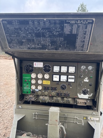 1321189-7 Generator Kalmar 15kva only 49 hours