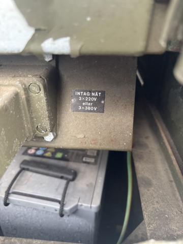 1321189-15 Generator Kalmar 15kva only 49 hours