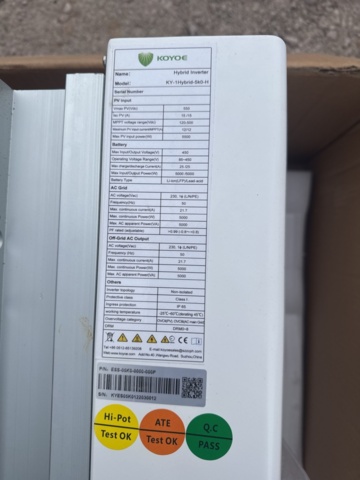 1321194-6 Inverter Koyoe KY-1 hybrid-5k0-H