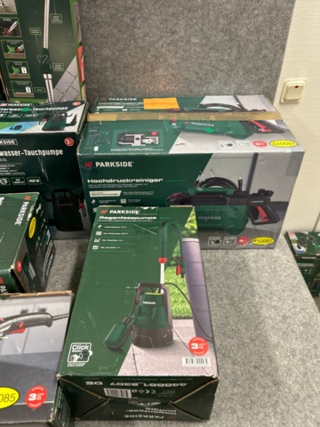 1436325-4 Maskiner ca 15 st - Parkside