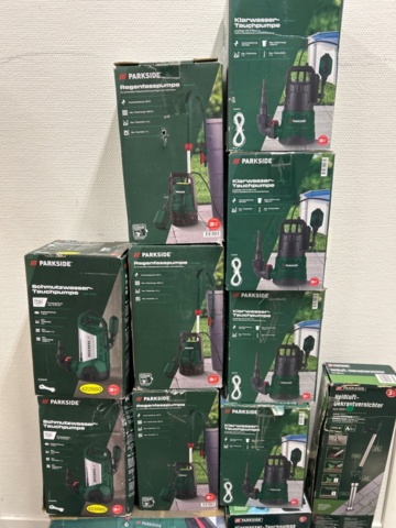 1436325-7 Maskiner ca 15 st - Parkside