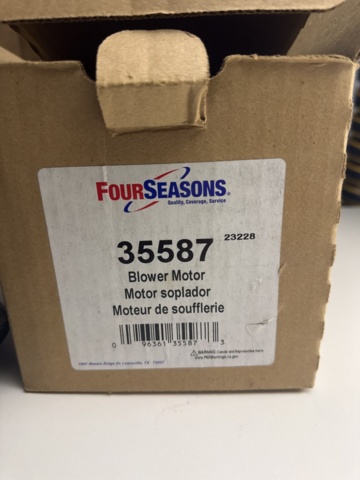 1321203-2 Fläktmotor 35587 Enkelaxelfläktmotor Impala -69 NY