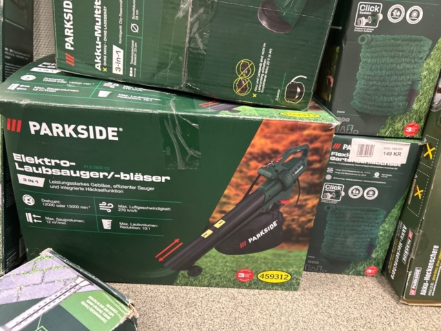 1436327-8 Trädgårdmaskiner 11 st - Parkside