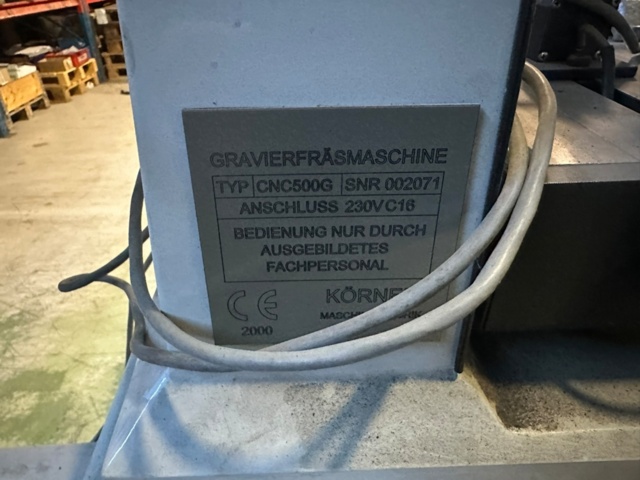 1256086-15 Gravyrfräsmaskin CNC Körner 832S / 500G