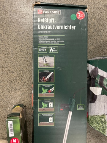 1436330-6 Trädgårdsmaskiner 8 st - Parkside