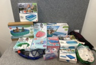 1436333 Lot of inflatable pools and swimming toys