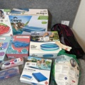 1436333-2 Lot of inflatable pools and swimming toys
