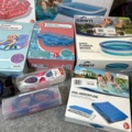 1436333-4 Lot of inflatable pools and swimming toys