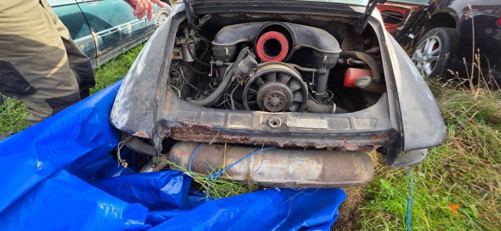 1320016-4 Porsche 911 S Targa Manuell, 170hk, 1969 (Reparationsobjekt)